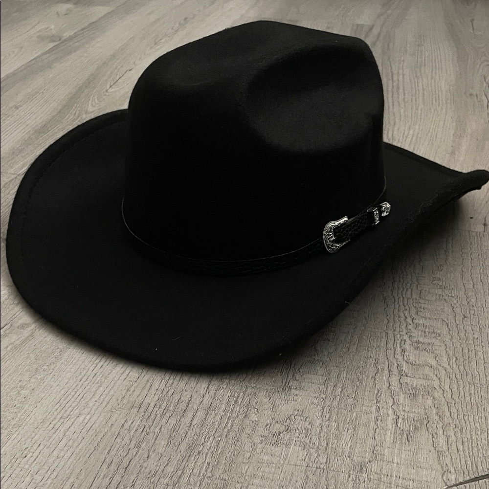Women’s Nine West Black Cowboy Hat